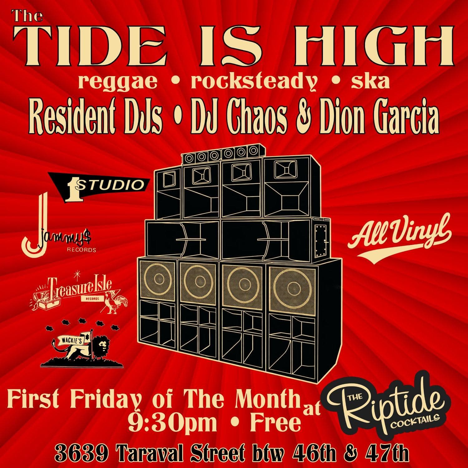 DJs The Tide Is High - Reggae, Rocksteady &amp; Ska