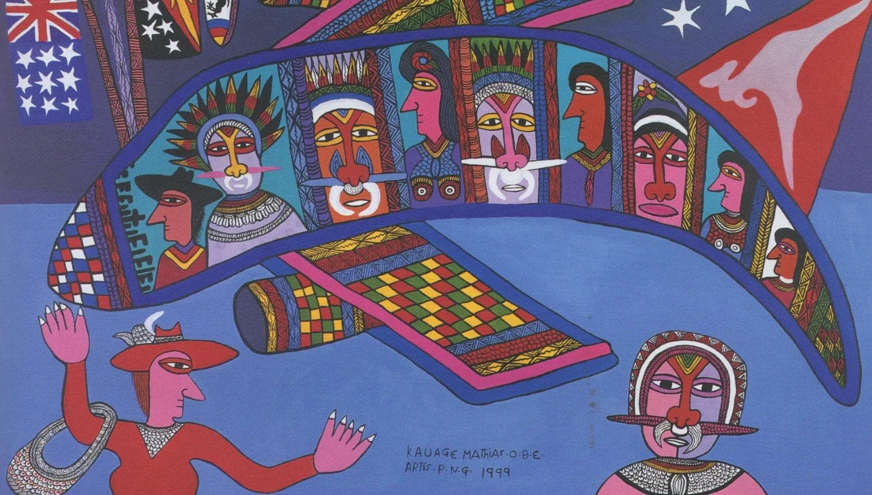 Contemporary Painting in Papua New Guinea: Mathias Kauage and His Family